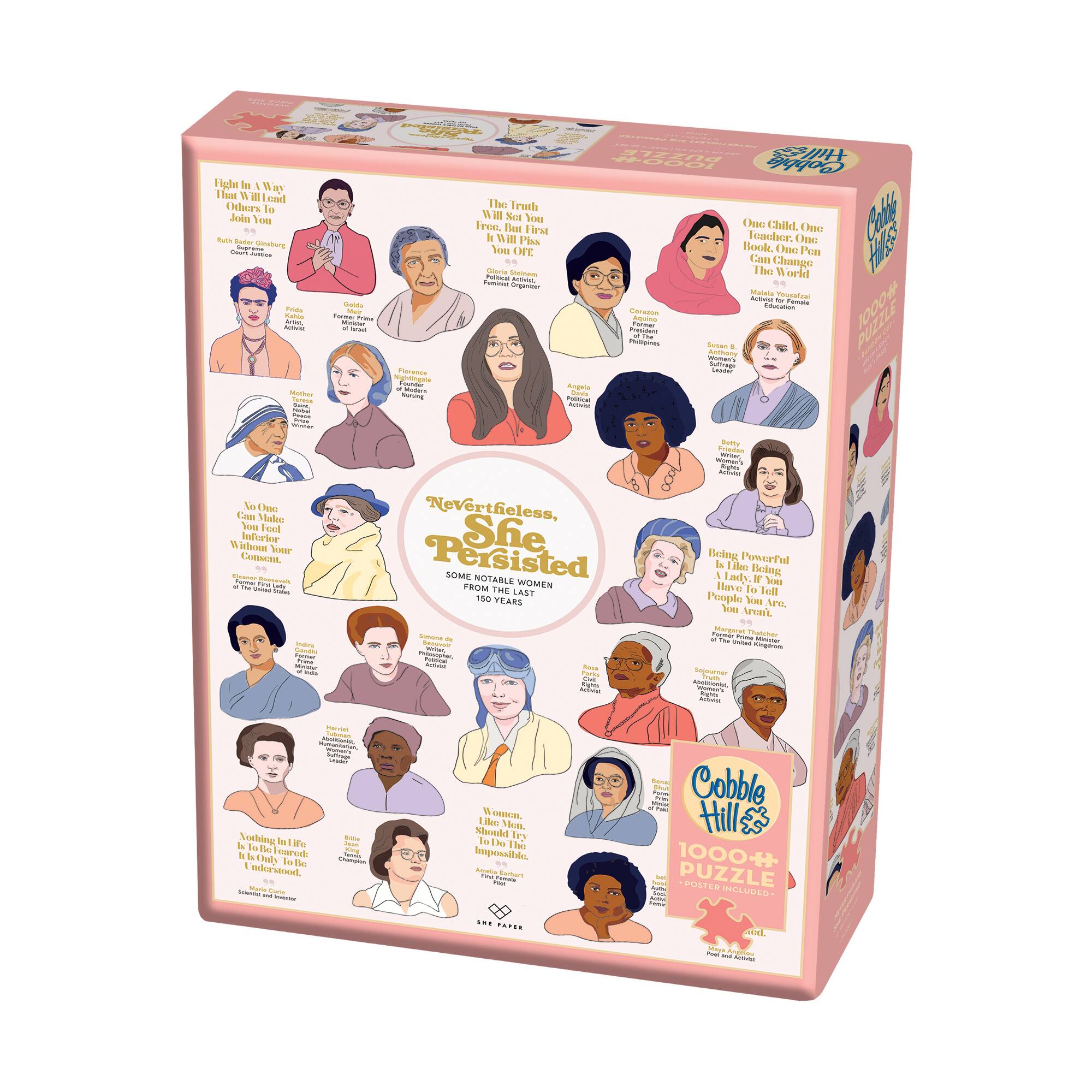 Nevertheless, She Persisted 1,000 Piece Jigsaw Puzzle
